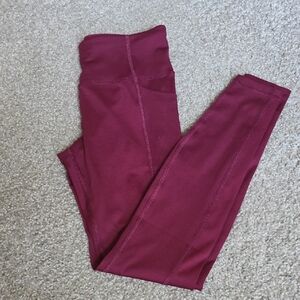 Avia Burgundy Leggings XS